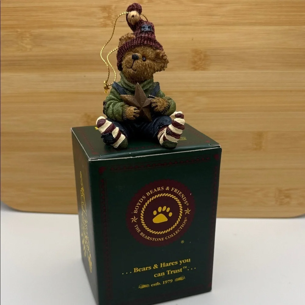 Boyds Bears Bear-A-Star Christmas Ornament #25734